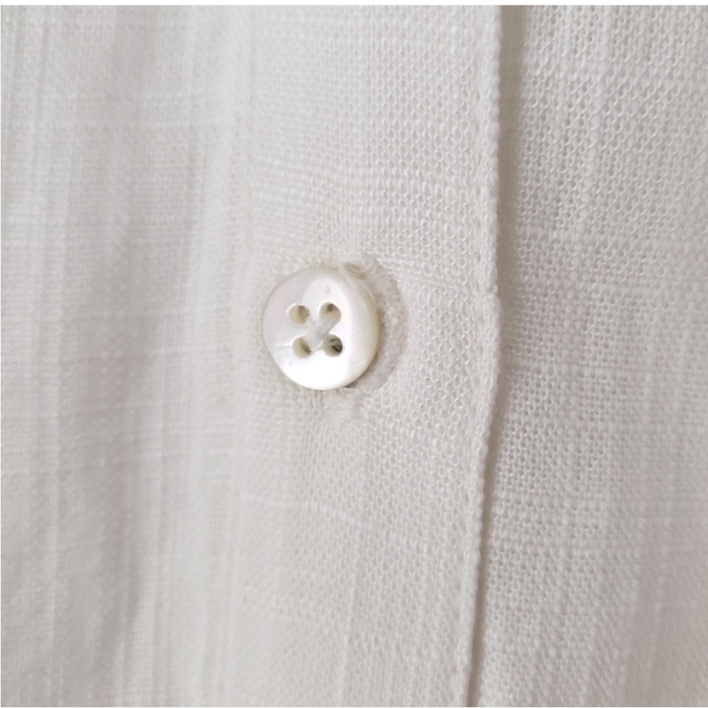 NWT L*SPACE BARCELONA button down white dress - SIZE XS/S - Picture 8 of 11